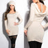 Long Sleeve Open Back Jumper